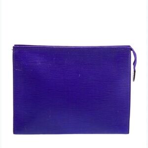 Louis Vuitton EPI toiletry cosmetic bag 26 purple